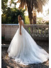 Luxury Ivory Lace Tulle Beading Wedding Dress